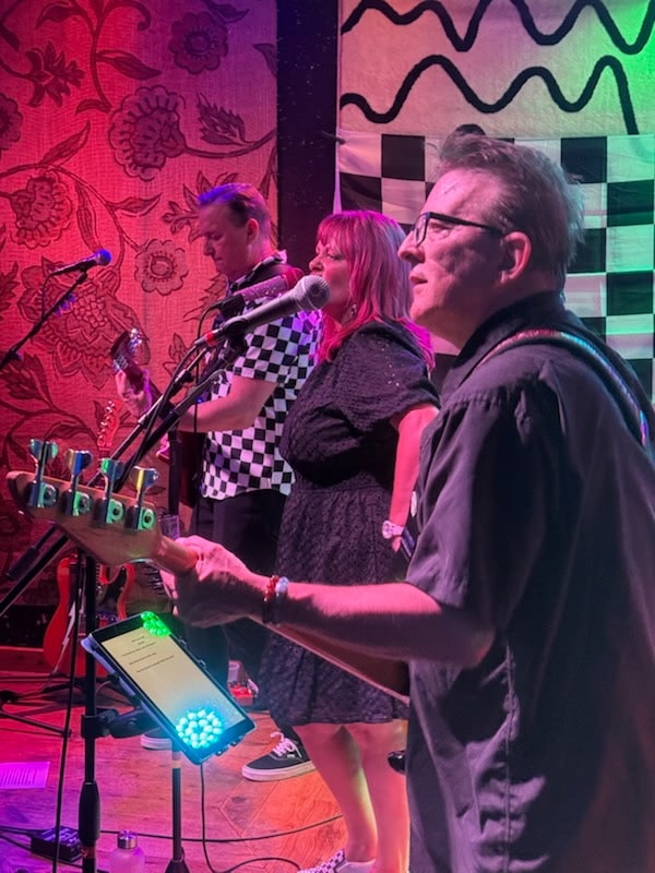 Checkered Future live on stage