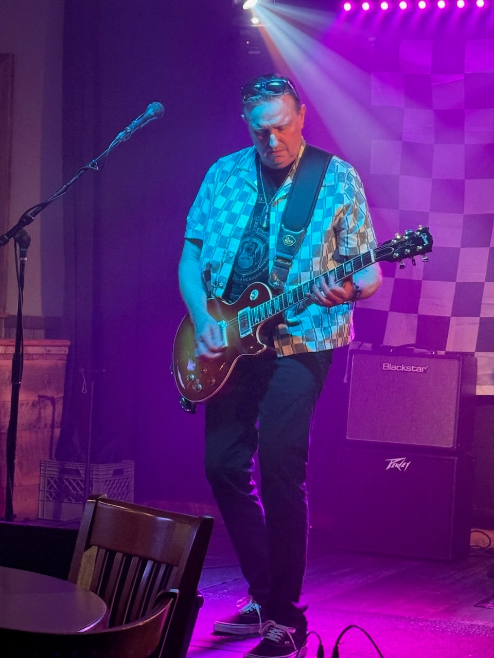 Checkered Future live on stage