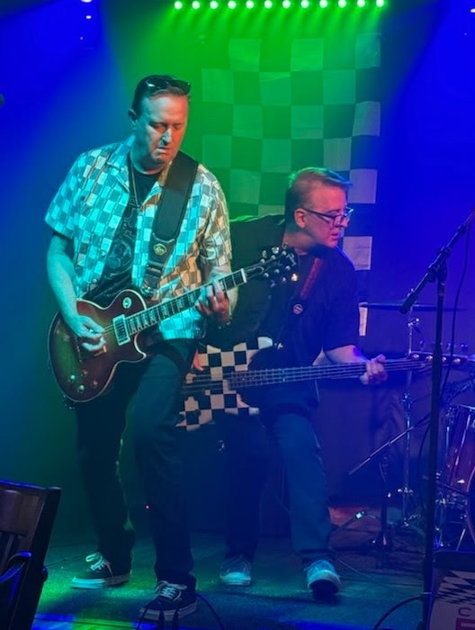 Checkered Future live on stage